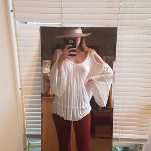 White free people top